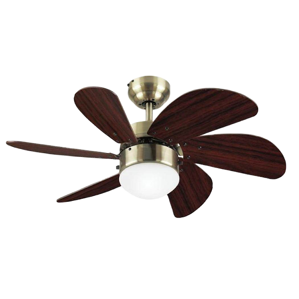 Westinghouse Turbo Swirl Ceiling Fan 30 In., Antique Brass
