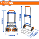 Wadfow Foldable Hand Truck (Load Capacity 100kg)