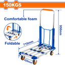 Wadfow Foldable Platform Hand Truck (Load capacity 150kg)
