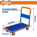 Wadfow Foldable Platform Hand Truck (Load capacity 300kg)
