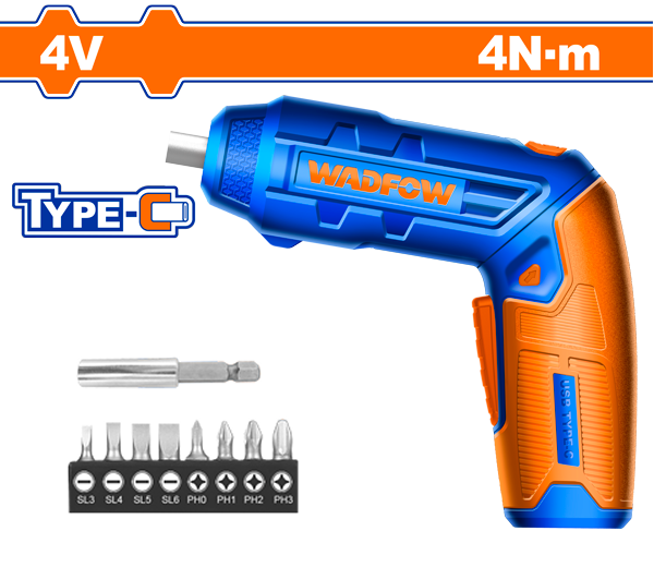 Wadfow Cordless Screwdriver Lithium-Ion 4V