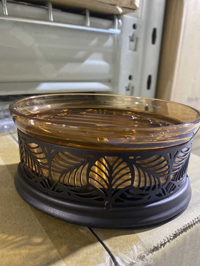 iDesign Fauna Soap Dish Amber/Bronze