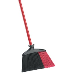 [00904] Libman Angle Household Broom with Steel Handle, 13 In. W. x 49 In. L.