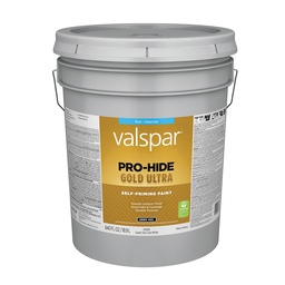 [028.0061000.008 / 0000Z8189-20] Valspar / Pratt &amp; Lambert Pro-Hide Gold Ultra Zero VOC Latex Flat Interior Wall Paint, Super-One Coat White, 5 Gal.