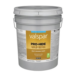 [028.0061002.008 / 0000Z8181-20] Valspar Pro-Hide Gold Ultra Zero VOC Latex Flat Interior Wall Paint, Pastel Base, 5 Gal.