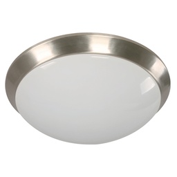 [RH9143-1 RHFMCL10794] Royal Homes LED Ceiling Lamp Satin Nickel 18W 6000K