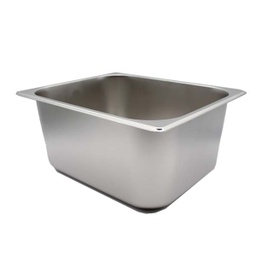 [RHHQ-FC2-15/ZY-132 / HQ-FC2-15/YZ-132] Royal Homes Half-Size Food Pan 201 Stainless 32.5x26.5x15cm