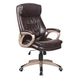 [ZCH-4002-MAH MHBOF10638] Mobel Luxury Executive High Back Chair, Mahogany