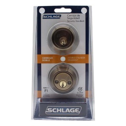 [B362CD09] ****Schlage Double Cylinder Deadbolt 609 BST 7707007712532