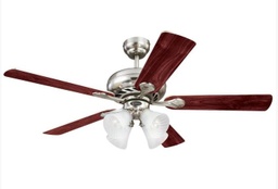 [78521] Westinghouse Swirl Ceiling Fan 52 In., Brushed Nickel (C.F.M - 4334)