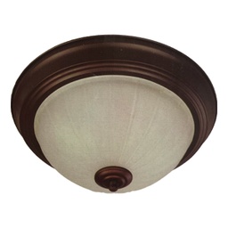 [RH9137-1 3104-9  D4666A-CF] Royal Homes Indoor Flush-Mount Ceiling Light 2 x E27, Coffee Brown Finish