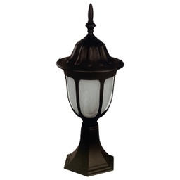 [5005-2 RH9120-1] Royal Homes Outdoor Post Lamp Alum Matte Black E27 60W