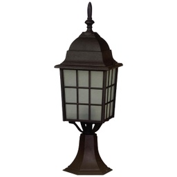 [2089-2 RH9123-1] Royal Homes Exterior Outdoor Post Lamp 1-Light Black E27 100W