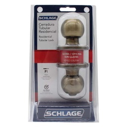 [B51ATL09] ****	 Schlage Keyed Entry Brass Knob 7707007703110