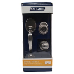 [360MIA30] ****	 Schlage Entry Handleset Mino x Atlas Single Cylinder Deadbolt 630 7707007706135