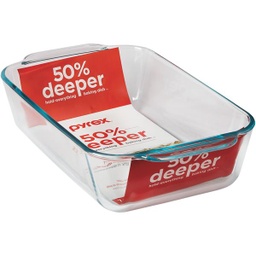 [1134581] ****Pyrex Glass Deep Baking Dish 7 In. x 11 In. x 2.7 In.