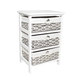 [HHHD-CBNT-01003/ RH65C4028 / RH65C4028/ZY-132] Royal Homes 3-Drawer Storage Cabinet 16x11x23in