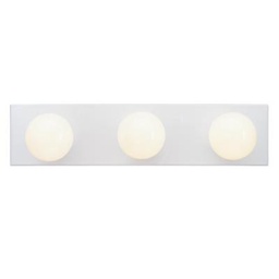 [66594] Westinghouse 3-Light Vanity Bar, White