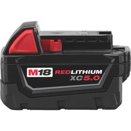 [48-11-1850] ****Milwaukee M18 REDLITHIUM XC 18 Volt Lithium-Ion 5.0 Ah Extended Capacity Tool Battery