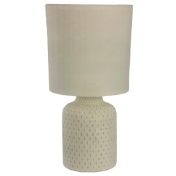 [09 21177-1] Ike Lite Table Lamp 1-Light Antique White Finish