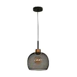 [43 22461-2] Ike Lite 1 Light Ceiling Lamp Matte Black E27 40W