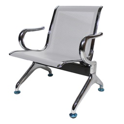 [YA-17-1GR] Royal Homes 1 Seater Waiting Chair 30.5” x 26” x 24” Gray