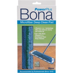 [AX0003495] Bona PowerPlus Microfiber Pad Mop Refill 4 In. W. x 15 In. L.