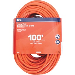 [OU-JTW143-100-OR] Do it Best Heavy-Duty Outdoor Extension Cord 100 Ft 14/3