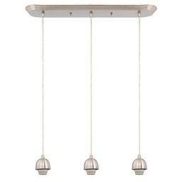 [63012] Westinghouse 3 Light Brushed Nickel Pendant