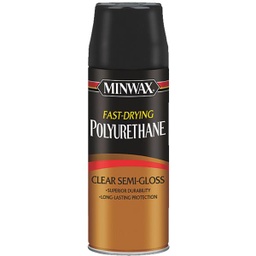 [33055000] Minwax Semi-Gloss Clear Spray Polyurethane, 11.5 Oz.