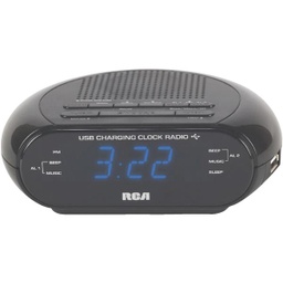 [RC207A] RCA USB Dual Alarm Clock Radio