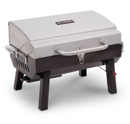 [465640214] Char-Broil Stainless Steel 200 Sq. In. LP Gas Portable Tabletop Grill