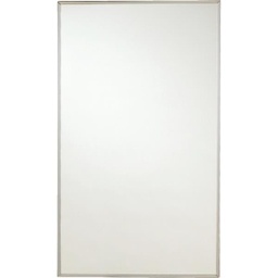 [105] Zenith Single Mirror Surface/Recess Mount Medicine Cabinet 13.5 In. W x 23.5 In. H x 3.5 In. D Stainless Steel