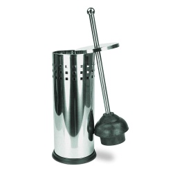 [TB41139] ****Home Basics Brushed Stainless Steel Toilet Plunger