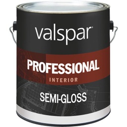 [045.0011912.007] Valspar Professional Latex Semi-Gloss Interior Wall Paint, Medium Base, 1 Gal.