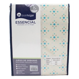 [PT14658] ****Distrihogar Bed set Microfiber King