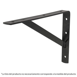 [MER-16N] Fiero Shelf Bracket Heavy Duty 10x16in Black