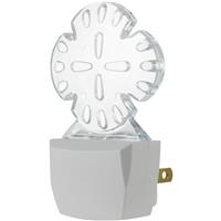 [10932] ****Night Light Indoor LED Sand Dollar, Green