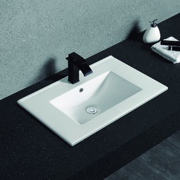 [6074 Basin RHTBS20769] Royal Homes Topmount Bathroom Sink 31.8 x 18.3 x 6.6 In.