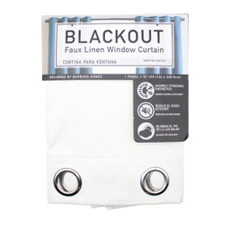 [715-N20-05481] BLACKOUT FAUX LINEN WINDOW