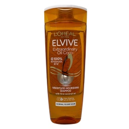 [ELV133] ****L'Oreal Elvive 400ml Shampoo Extra Coconut Oil