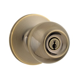 [94002-800] ****Kwikset Bala Entry Knob Antique Brass