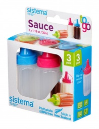 [21475] ****Sistema 3-pk Sauce To Go, 35ml