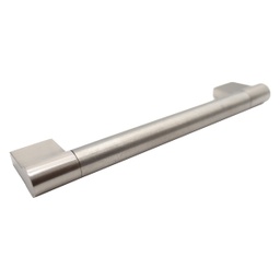 [18S001-160 SN] Royal Homes Keyhole Bar Handle -Brushed Nickel - 160mm