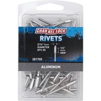 [381705] ****Channellock Multigrip POP Rivet Aluminum 3/16 x 1/4 in Grip 50-Pack