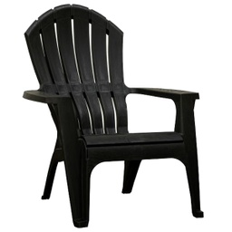 [8371-02-3700 / 258499] Adams RealComfort Resin Adirondack Chair Black