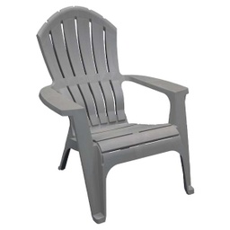 [8371-13-3900 / 254075] Adams RealComfort Resin Adirondack Chair Grey