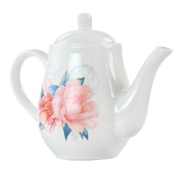 [128871.02] ****Martha Stewart Tea Pot Decorated Ceramic 1.4 Qt