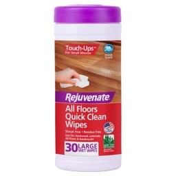 [RJFCWIPES30] ****Rejuvenate Touch-Ups All Floors Quick Clean Wipes 30-Ct