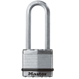 [M5XKADLJ] Master Lock Magnum Dual-Armor Keyed Alike Padlock 2 In. with 2-1/2 In. Shackle